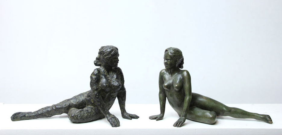 Le miroir (deux sculptures)