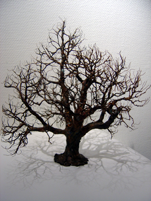 Arbre en fils de cuivre ( petite taille )